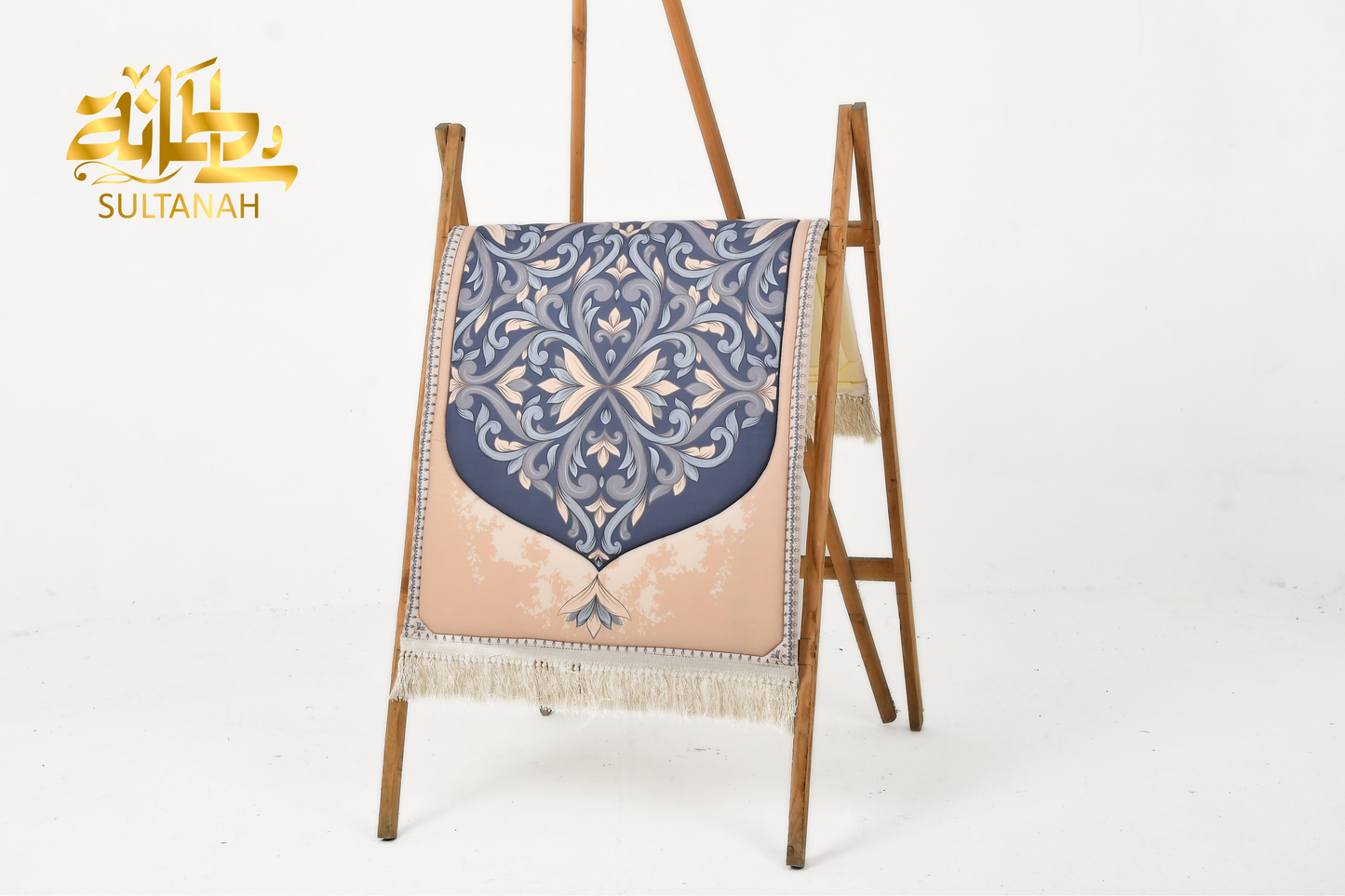 comfort prayer mat iman in navy blue